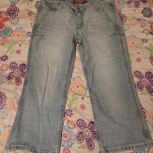 Vintage Vigoss Light Blue Denim Crop Jeans